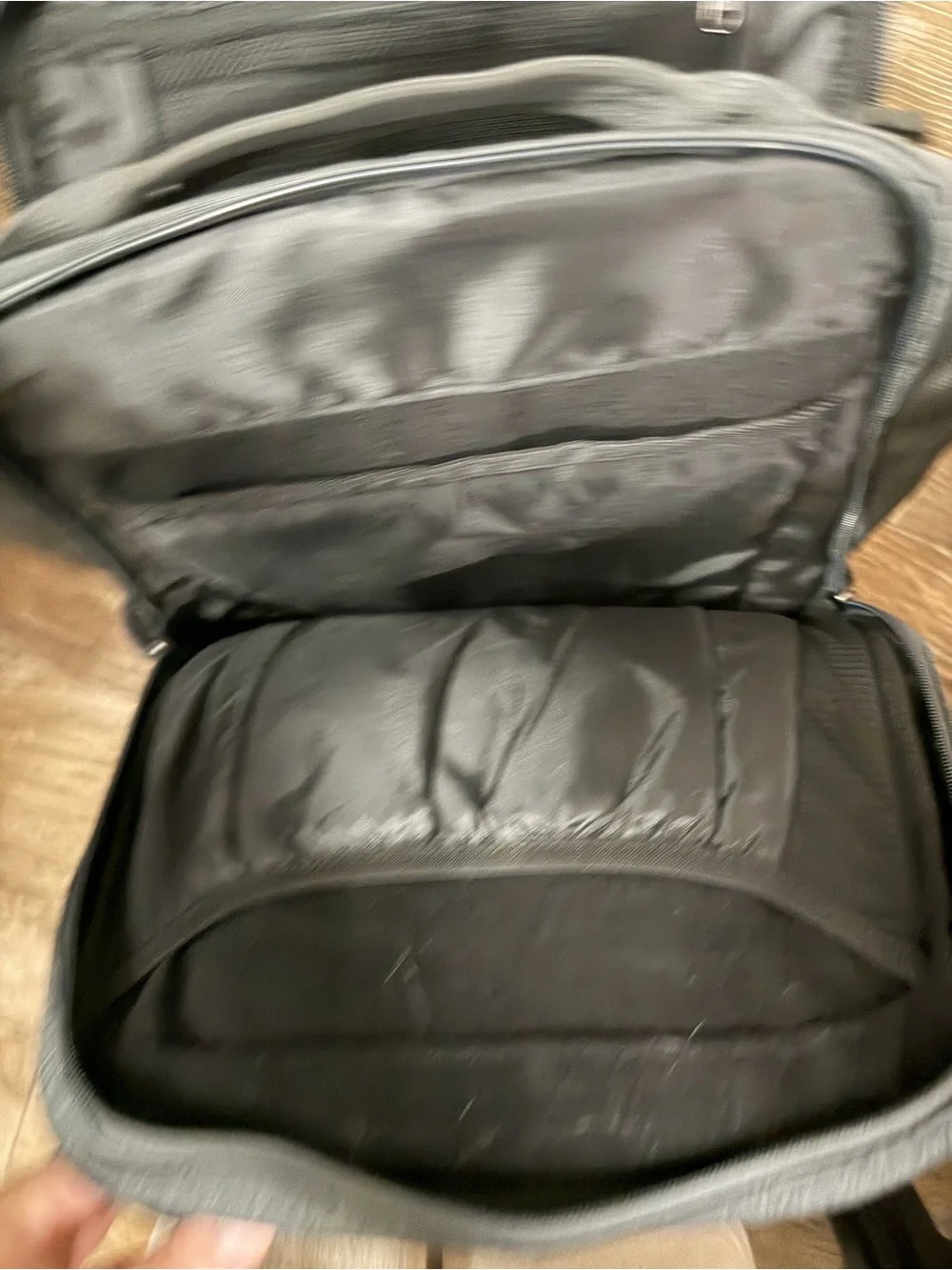 Women’s Dark Gray Tactical Roll-Top Backpack
